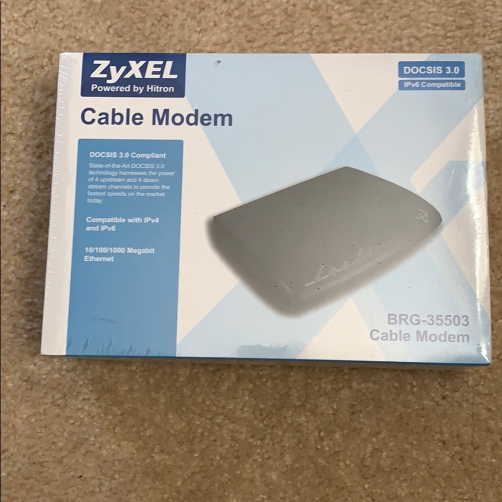 Cable Modem ZyXEL 10/100/1000 megabit